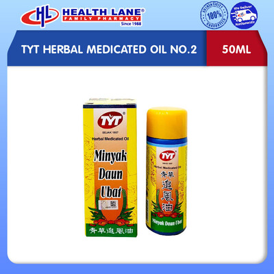 TYT HERBAL MEDICATED OIL NO.2 (50ML)